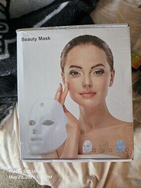 7-Color Facial Mask, Rechargeable Light Care Mask for Face, New In Box MFRP:$140